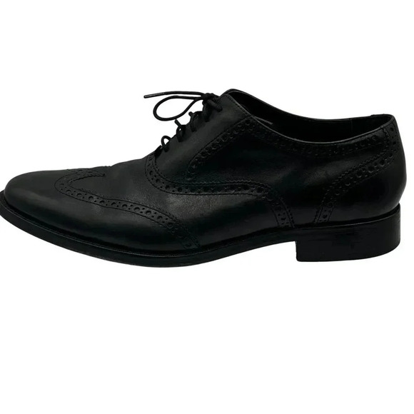 Cole Haan Air Madison Wingtip Oxford Mens 10.5 Dress Shoe Black C10145 Timeless - Picture 9 of 16